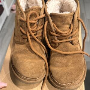 UGG Kids Tan Suede Boots